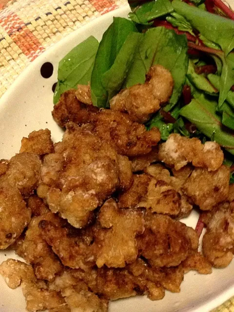 大豆たんぱくの竜田揚げ|まっきーさん