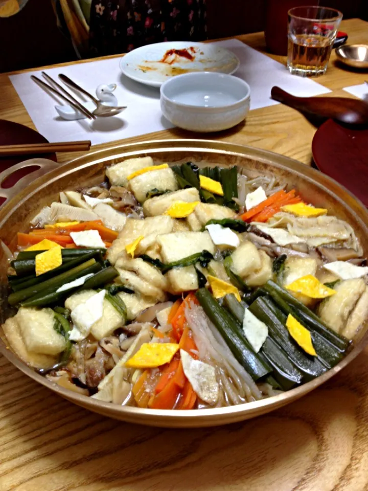 Snapdishの料理写真:두부전골（豆腐の鍋物）|プーオンマさん