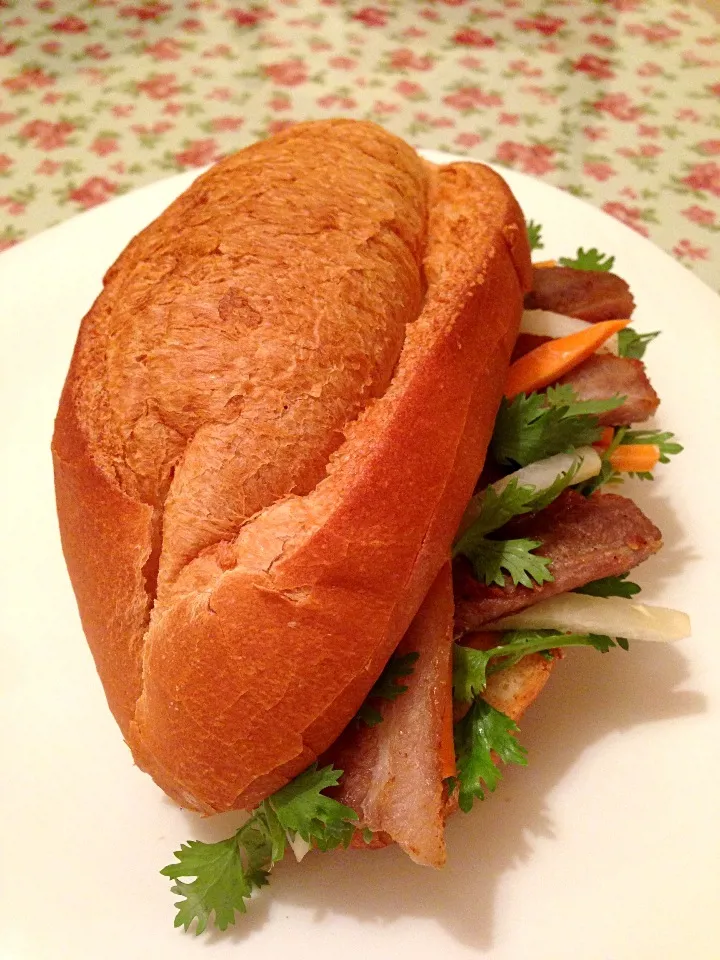 Vietnamese Pork Belly Banh Mi Sandwich|chef baobao from Singaporeさん