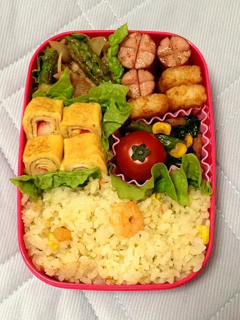 Snapdishの料理写真:普通のお弁当|みくみく弁当さん