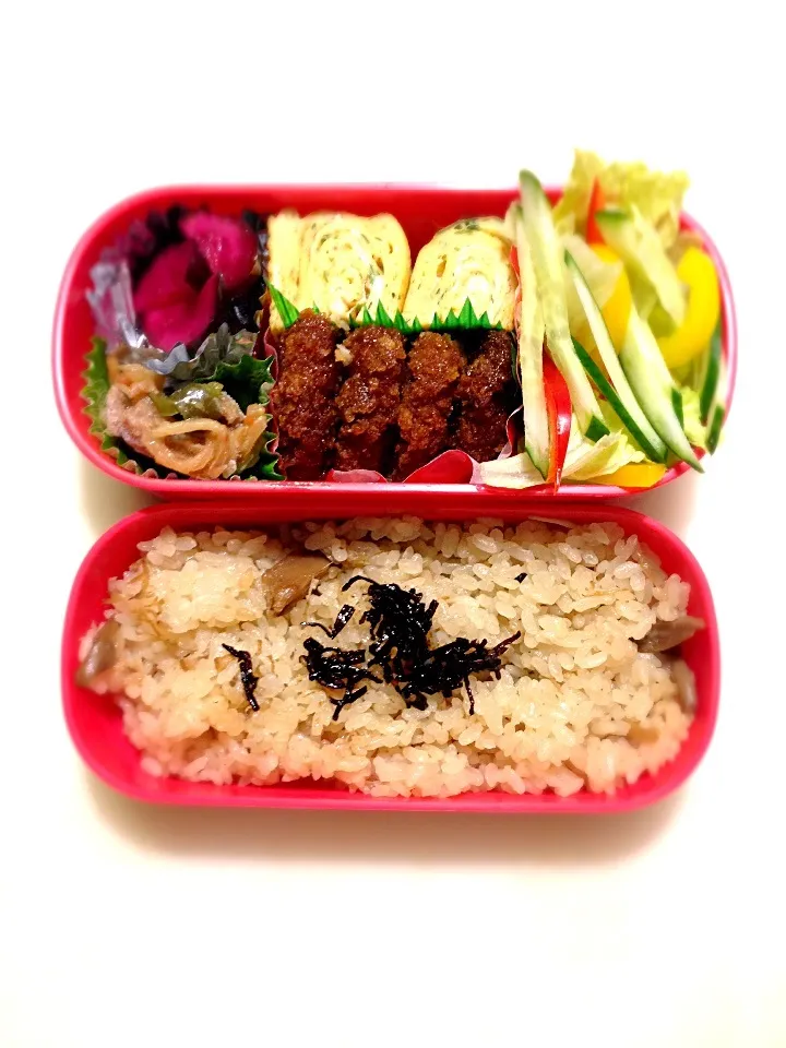 炊き込み御飯のお弁当|shukoさん