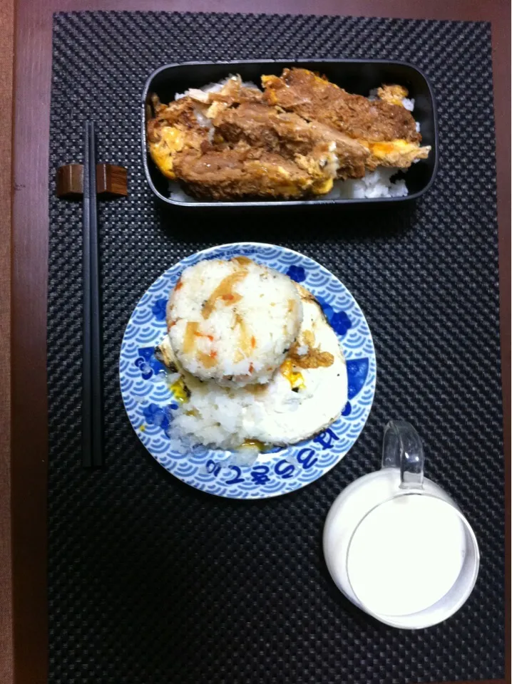 今日の弁当はカツ丼です！|一色さん