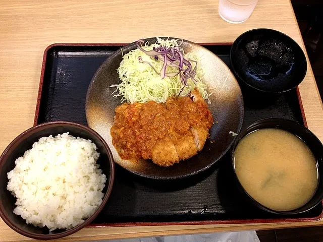 590円のチーズささみ定食|りすなさん