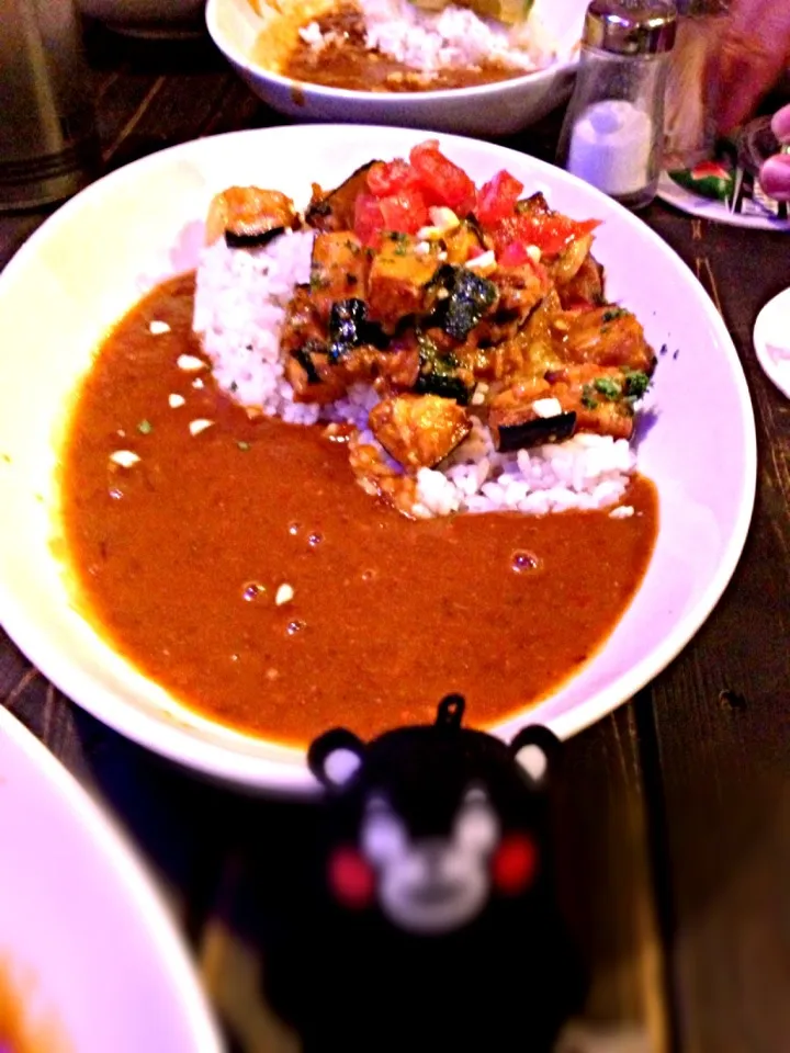 Snapdishの料理写真:チーズとナスのカレーだったと思います〜（笑）2013#157|大阪カレー部長さん