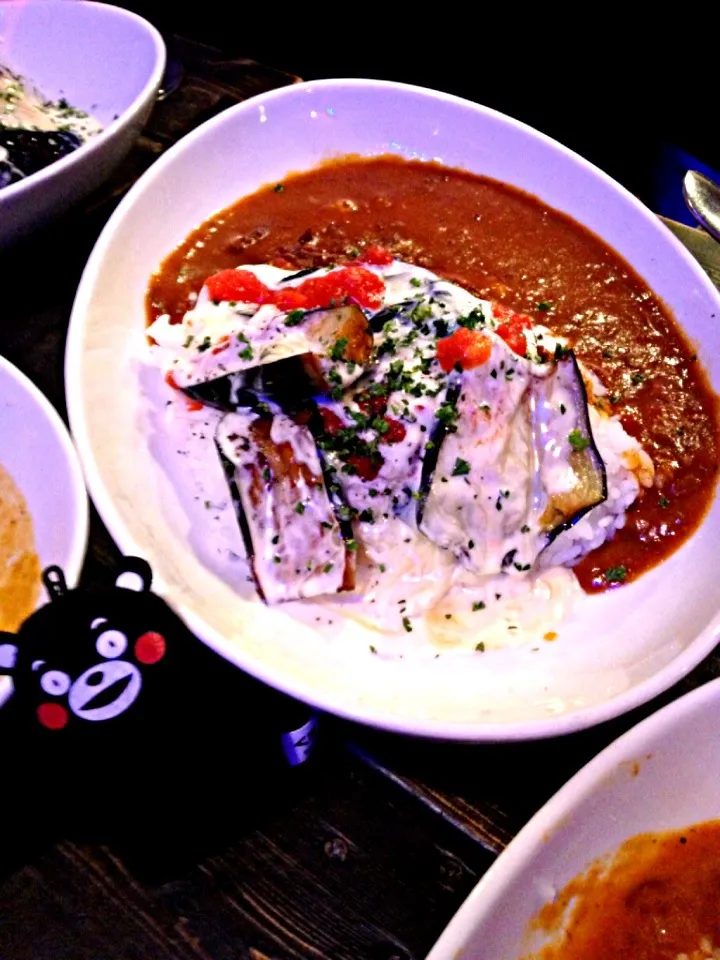 Snapdishの料理写真:メニュー名、覚えてないぞ！(^^;; ナスのクリーム煮カレー？2013#159|大阪カレー部長さん