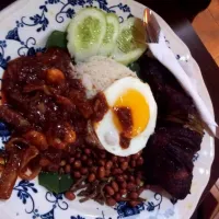 nasi lemak ayam pandan|tasshiaさん