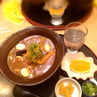 Snapdishの料理写真:豊橋カレーうどん。玉川。|いそのわかめ。さん