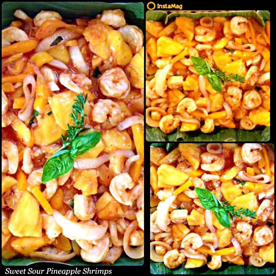 Sweet and Sour Pineapple Shrimps|rie simsさん