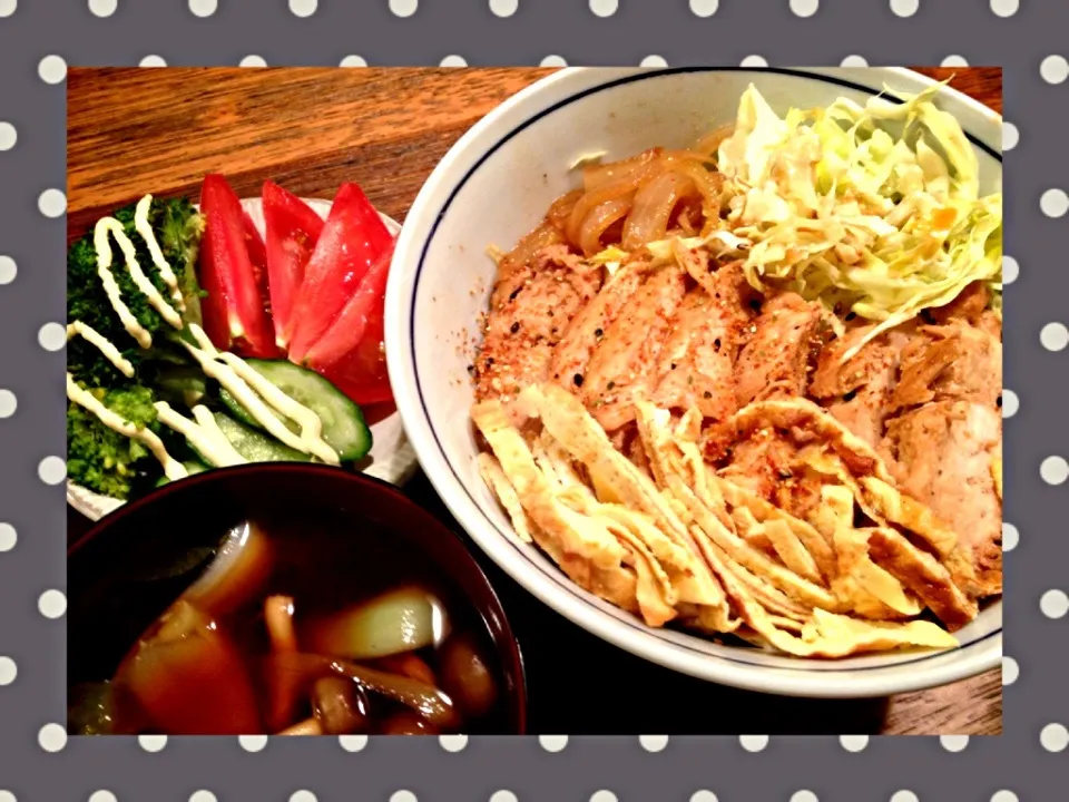 ★鶏胸肉のキジ焼き丼|chihiroさん