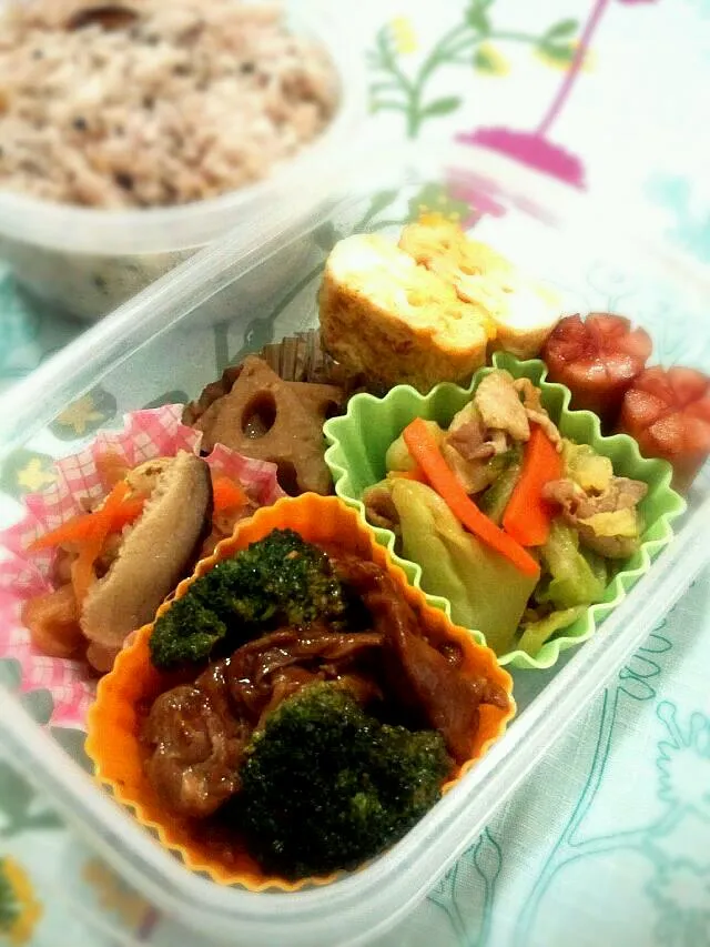 旦那さんのお弁当。|こぎもなさん