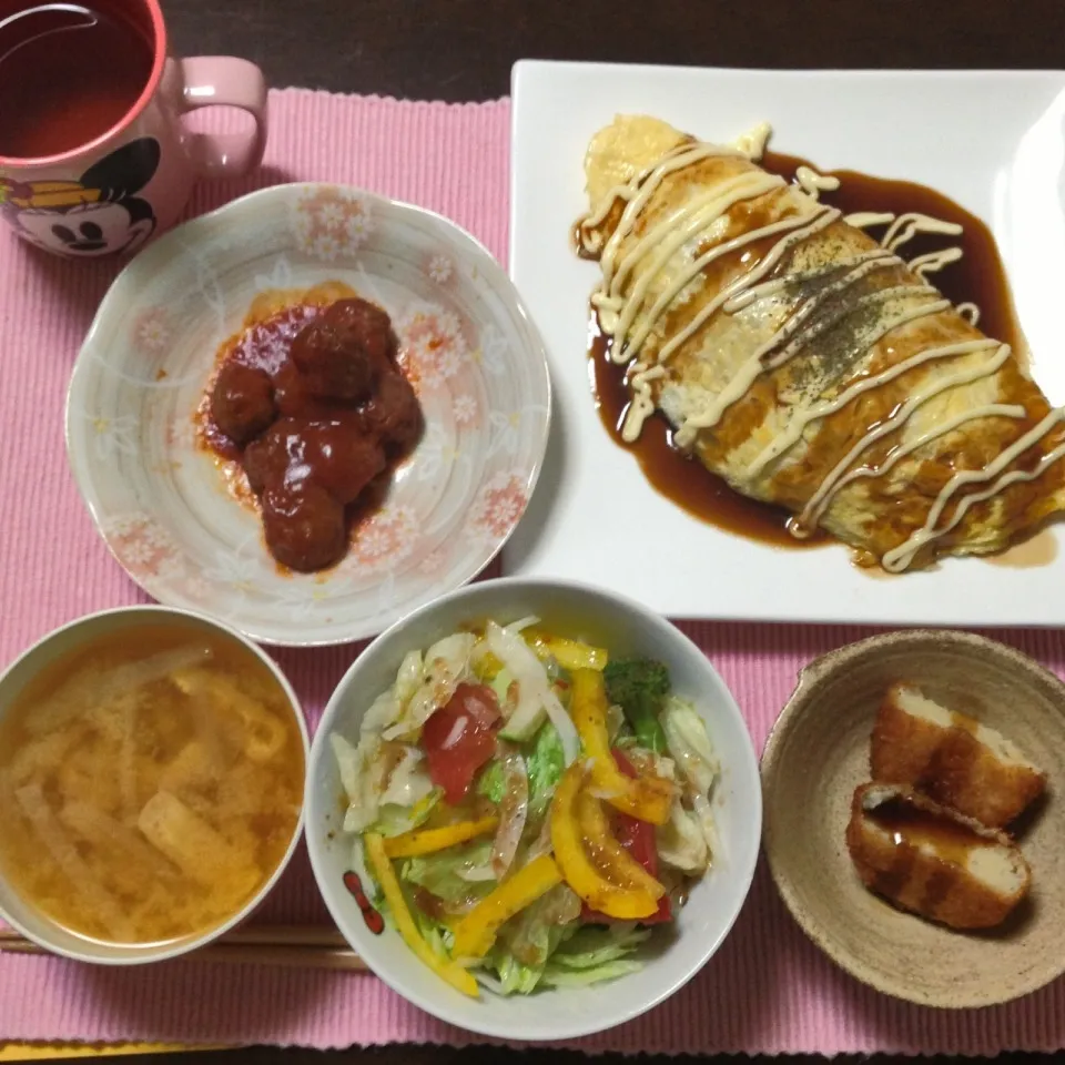 夜ご飯〜♪|ありちゃさん