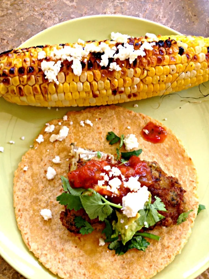 Mexican Street Corn & Fish tacos|Tracyさん