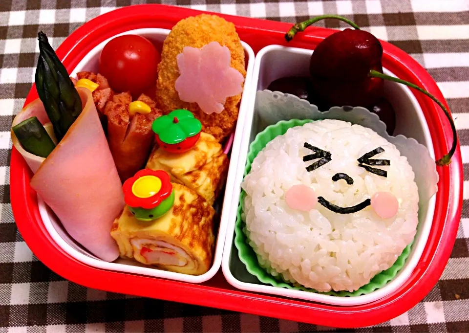 Snapdishの料理写真:LINEムーンお弁当☆彡|ひよさん