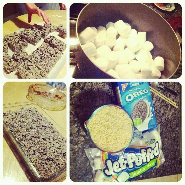 Snapdishの料理写真:Oreo rice krispies|Ren I Cookさん