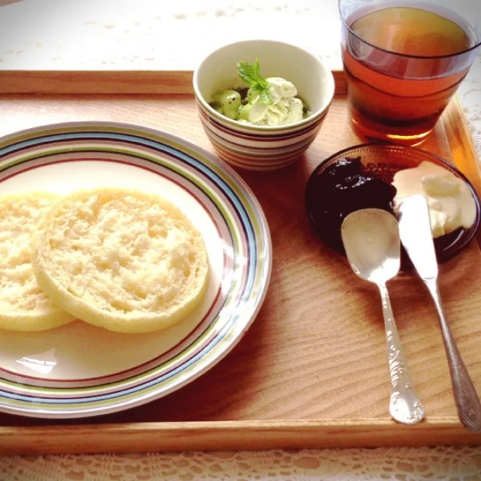 志野さんの 天然フルーツアイスを添えた昼食|ひぐちんさん