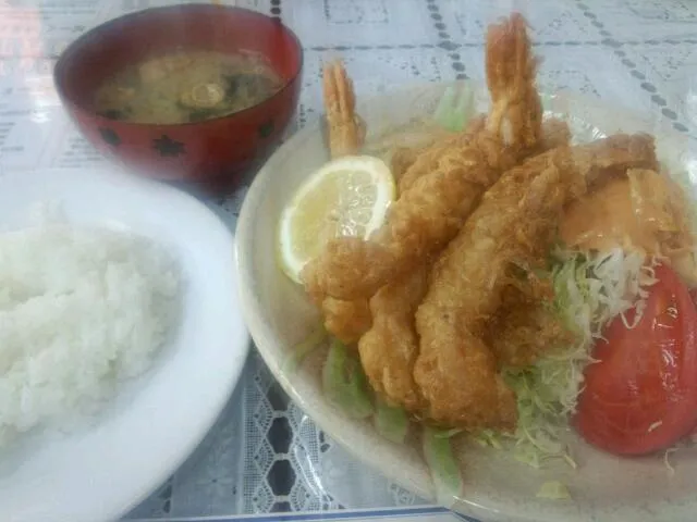 エビ唐揚げ定食|サイファさん