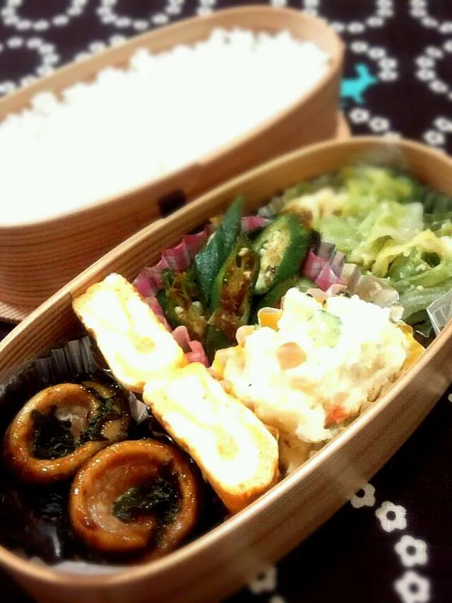 旦那さんのお弁当。|こぎもなさん