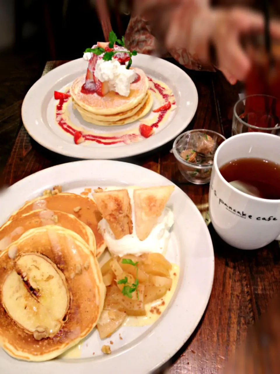 ✨マイマイとお茶会パンケーキ✨|Pchari🐹さん