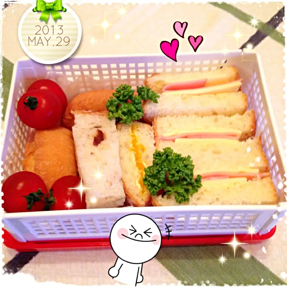 Snapdishの料理写真:お嬢さんのお弁当5/29(#^.^#)|kanako/Ｔ かなちゃんさん