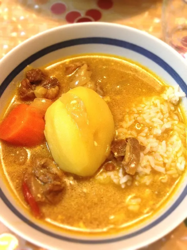 ごろごろ野菜のカレースープ|旧式。さん