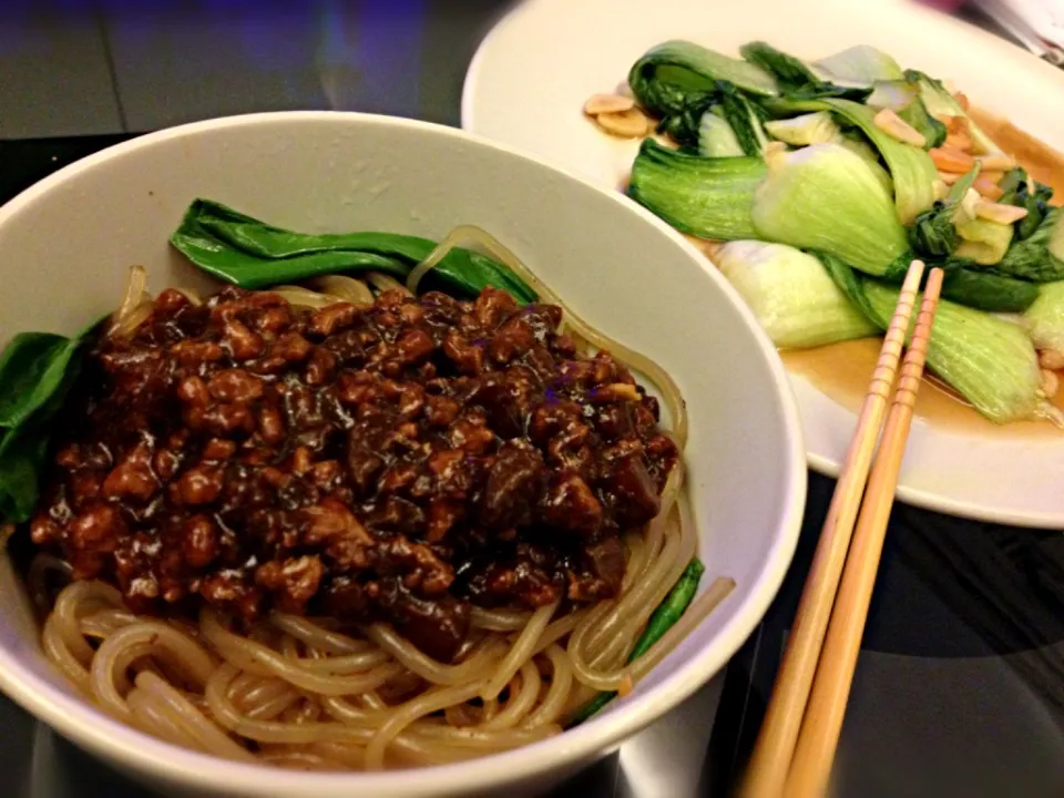 Sweet potato noodle with minced pork and preserved vegetable|AmeSabさん