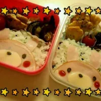 Snapdishの料理写真:うさぎちゃん弁当|SHOKO0628さん