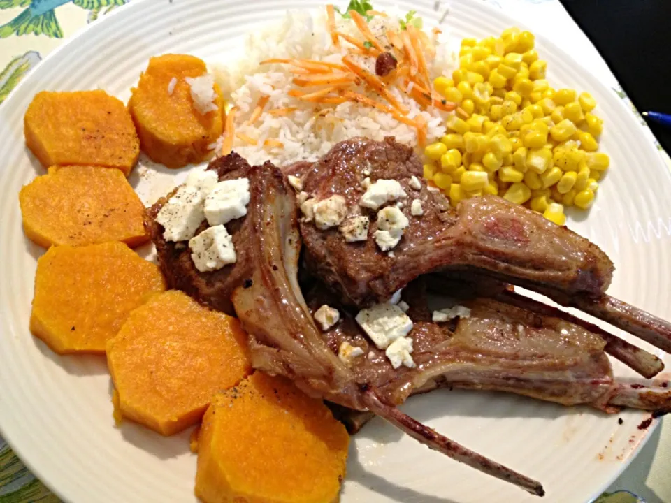 Grilled lamb Chops, Feta crumbles|Tasso Apostolopoulosさん