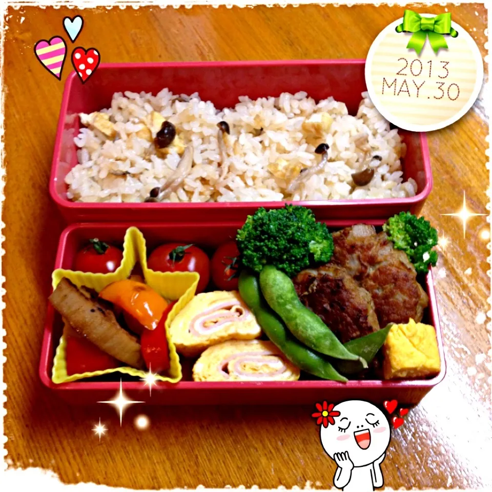 Snapdishの料理写真:お嬢さんのお弁当(#^.^#)|kanako/Ｔ かなちゃんさん