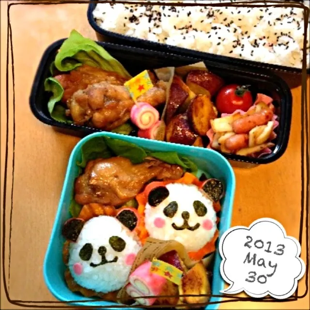 旦那サマと末っ子ᑦᑋᵃᵑ✼ のお弁当|ゆりっぺ⋆*❁さん