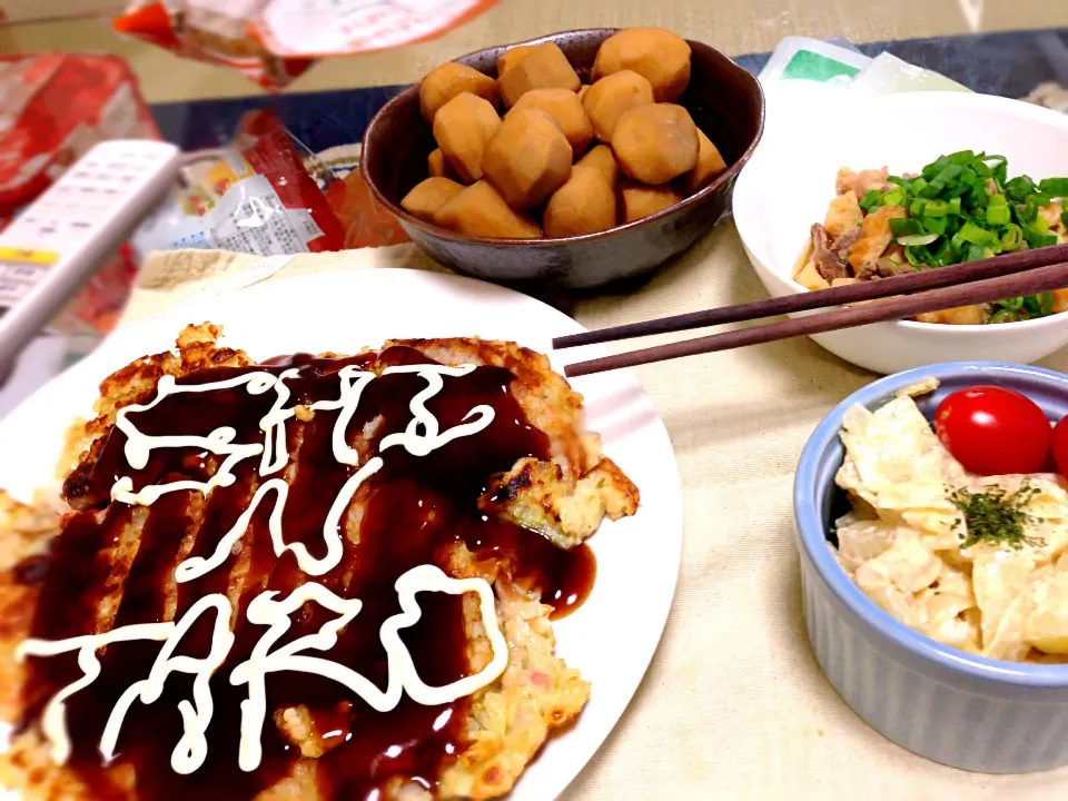 月曜日の晩ご飯|ちかりろさん