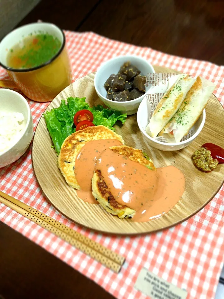 豆腐ハンバーグプレートごはん|ユカさん