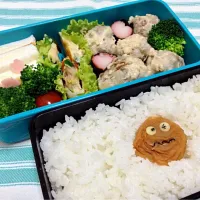 旦那用の、なんかの生物弁当|波夜乃さん