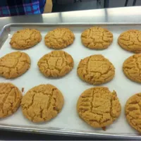 Snapdishの料理写真:Homemade peanut butter cookies|ashley sandsさん