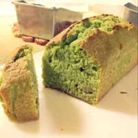 Snapdishの料理写真:余り物で抹茶あずきパウンドケーキ|ぼちのせさん