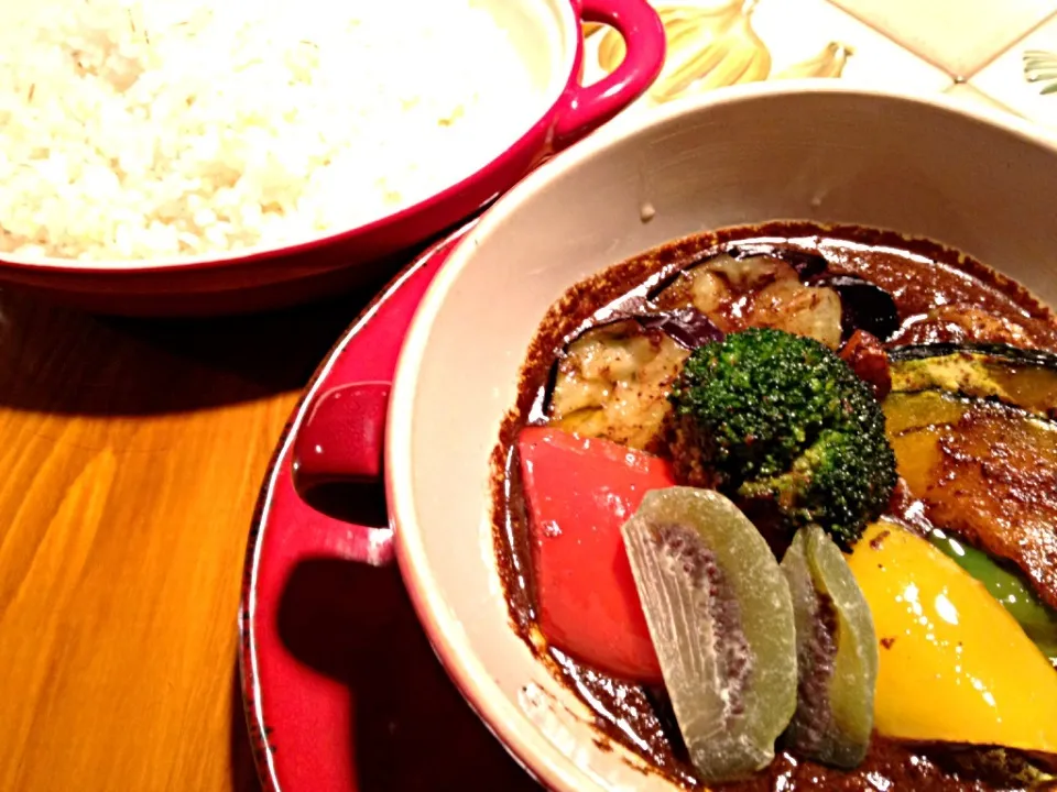 宝町、3丁目のカレー屋さん、菜色カレー。|スパイシー丸山さん