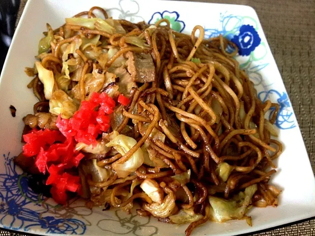 ホルモン焼きそば|ちえさん