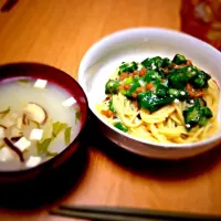 冷製オクラ納豆梅パスタ|猪又義雄さん