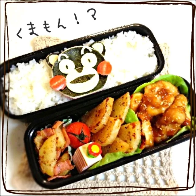 Snapdishの料理写真:旦那サマのお弁当|ゆりっぺ⋆*❁さん