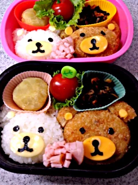 幼稚園のお弁当 5/31⁂W Bear⁂|5児のママさん