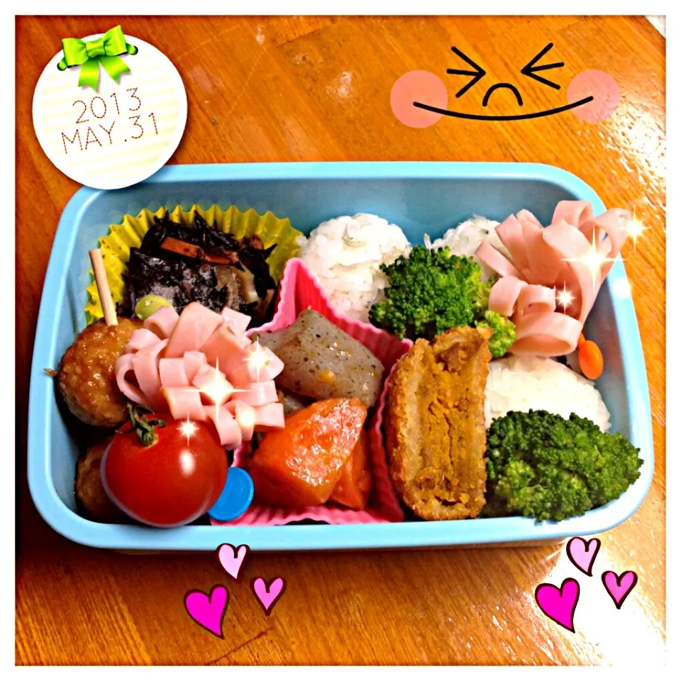 お嬢さんのお弁当5/31(#^.^#)|kanako/Ｔ かなちゃんさん