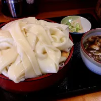 ひもかわうどん（肉汁）|だいすけさん