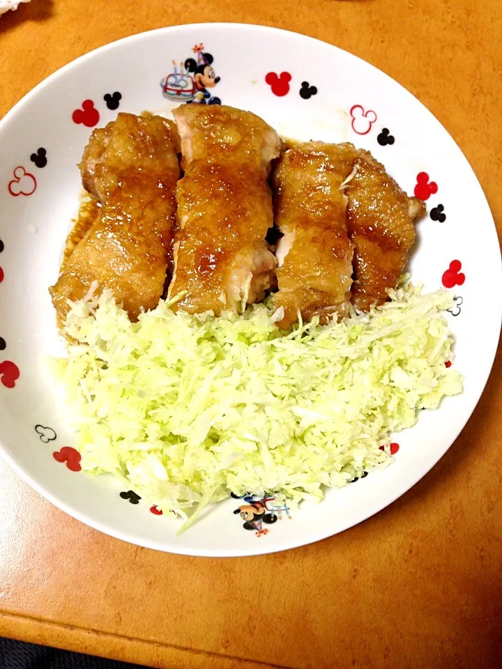 Snapdishの料理写真:照り焼きチキン|Eryさん