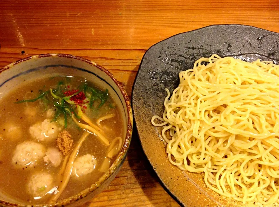 鶏と柚子の塩つけ麺@つけ麺本丸(栄)|vakitaさん