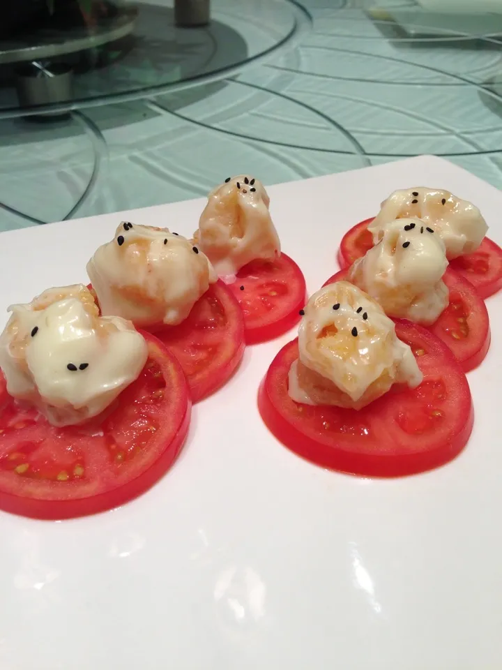 Chinese Deep-fried Prawns with Mustard Dressing|Alan Tsuiさん