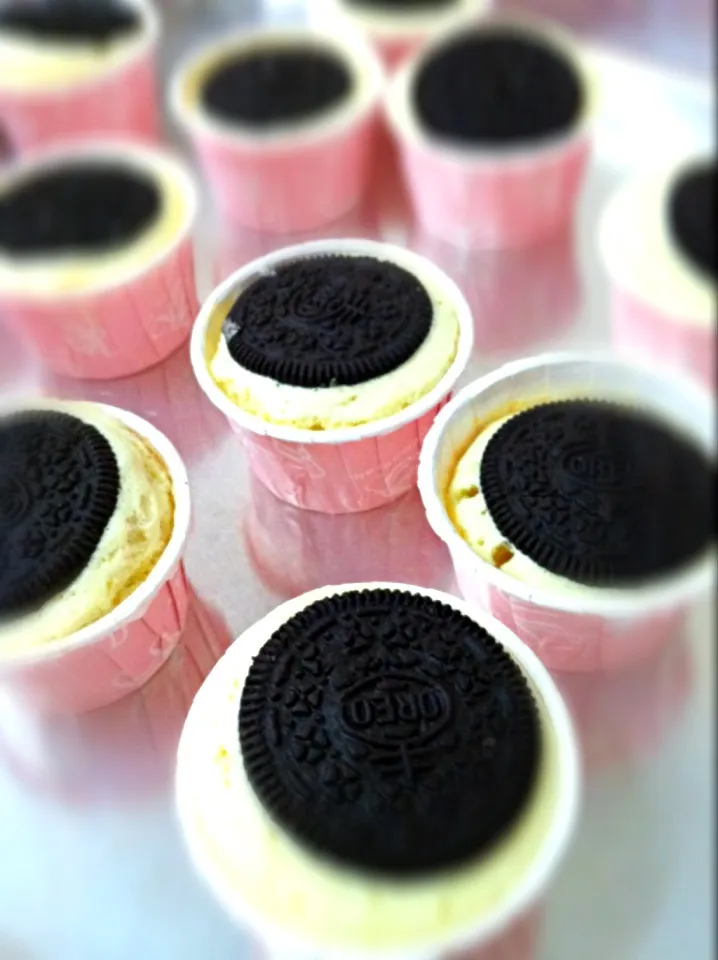 Japanese Light Oreo Cheese Cup Cake|aliceさん