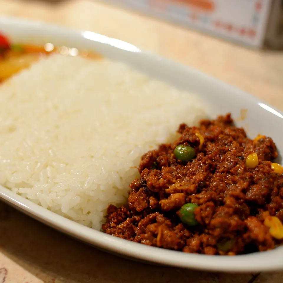 野菜とキーマのコンビネーションカレー|スコーチャーさん