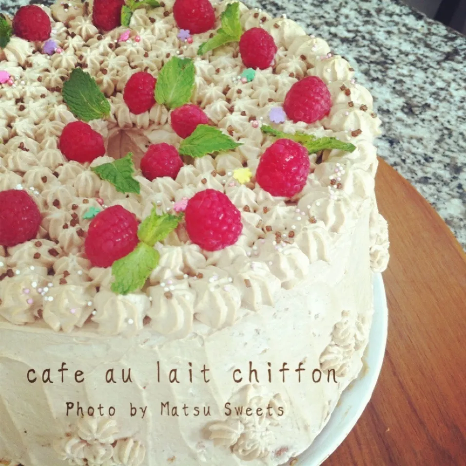 Coffee chiffon cake|Matsu sweetsさん