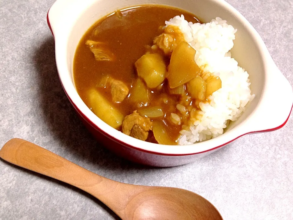 次男、ルイが作ったカレー|信太郎さん