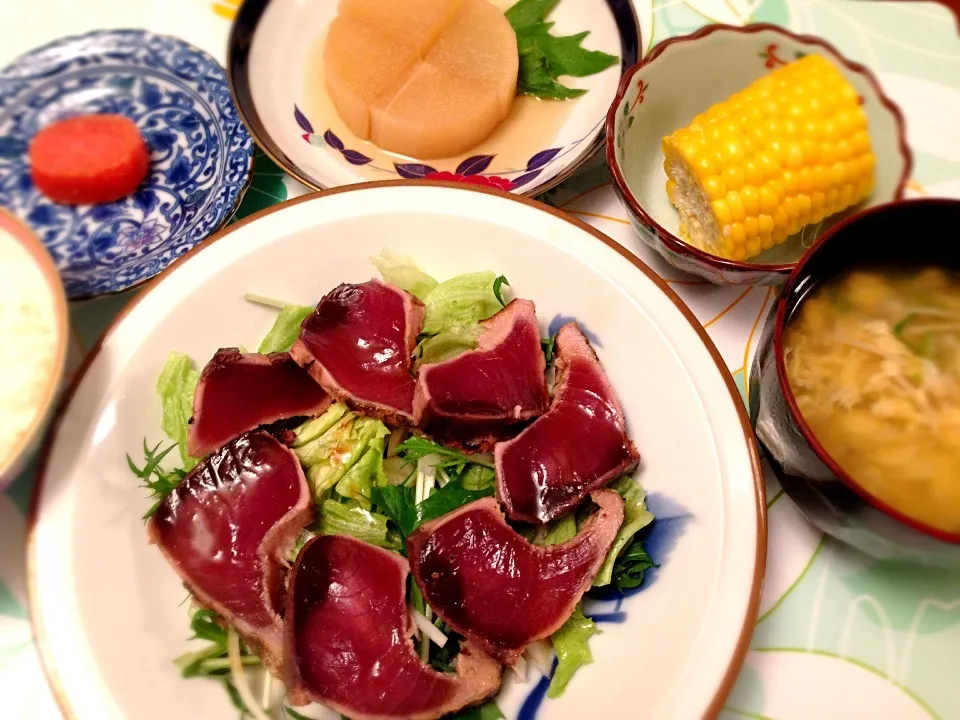 夕飯〜鰹 大根だし煮〜|美羽さん