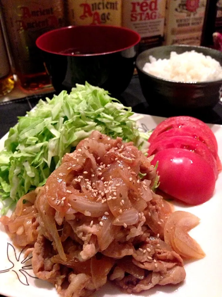 生姜焼き定食|たけさん